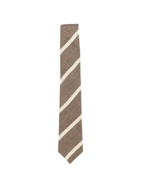 GIERRE MILANO stripe-pattern silk tie