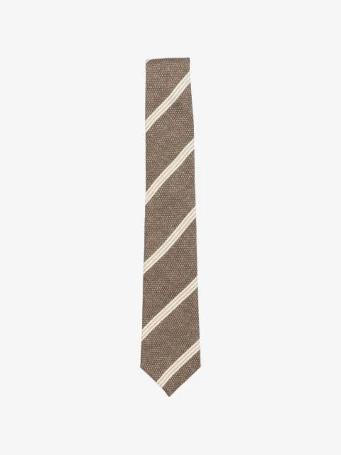 GIERRE MILANO stripe-pattern silk tie