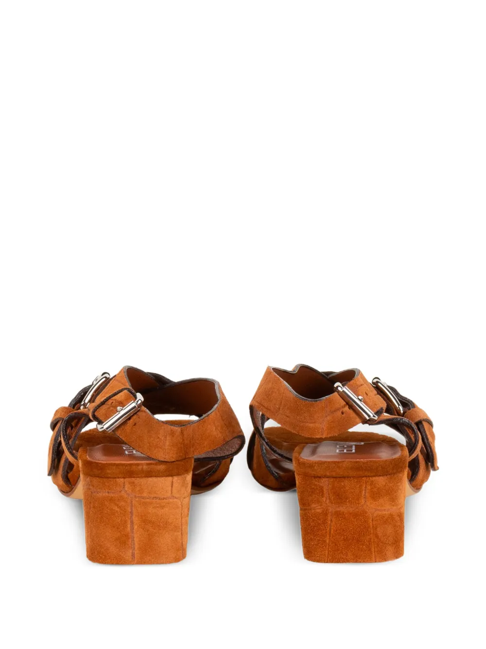 Elena Iachi croc-effect buckled sandals Bruin