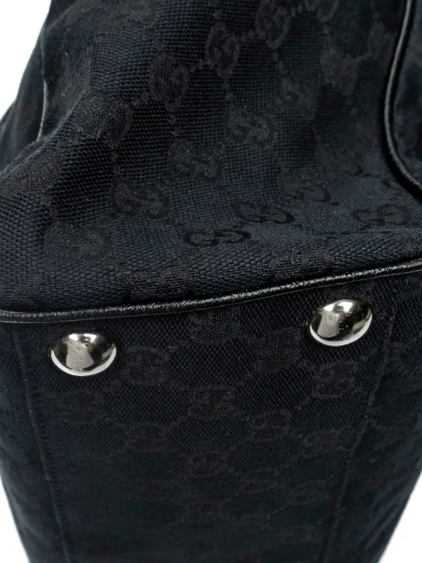 Gucci Pre-Owned GGパターン ハンドバッグ | ブラック | FARFETCH JP