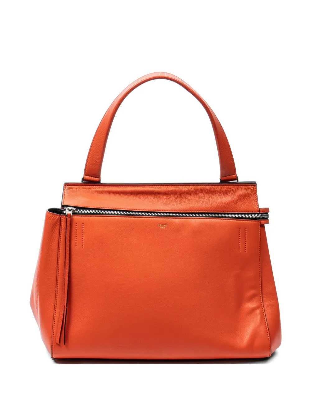 Celine Pre-Owned medium Edge zip-fastening handbag - Arancione