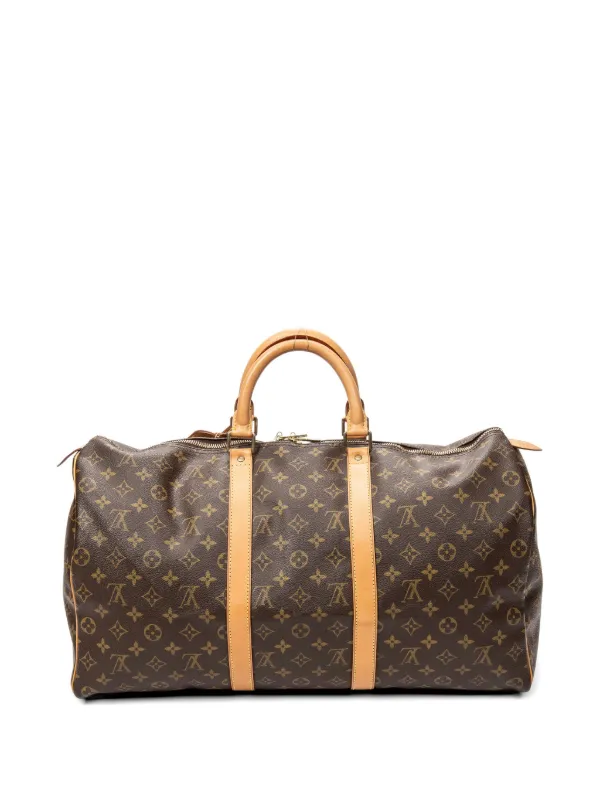 Louis Vuitton Pre-Owned 1997 キーポル 50 ボストンバッグ | ブラウン