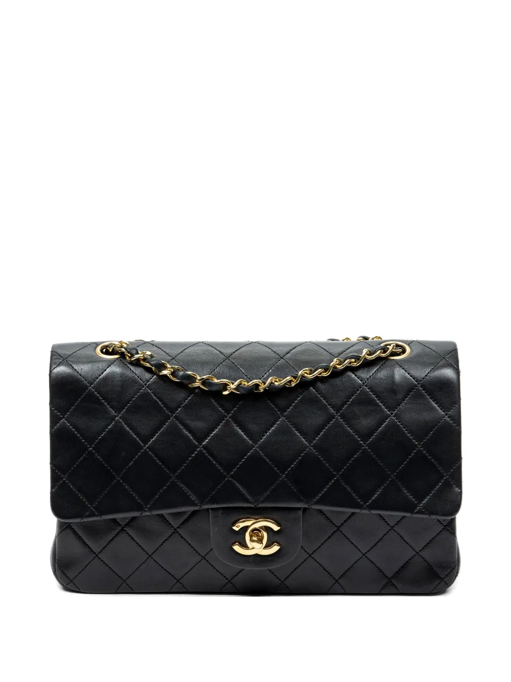 CHANEL Pre-Owned 1994-1996 23 Double Flap shoulder bag - Schwarz
