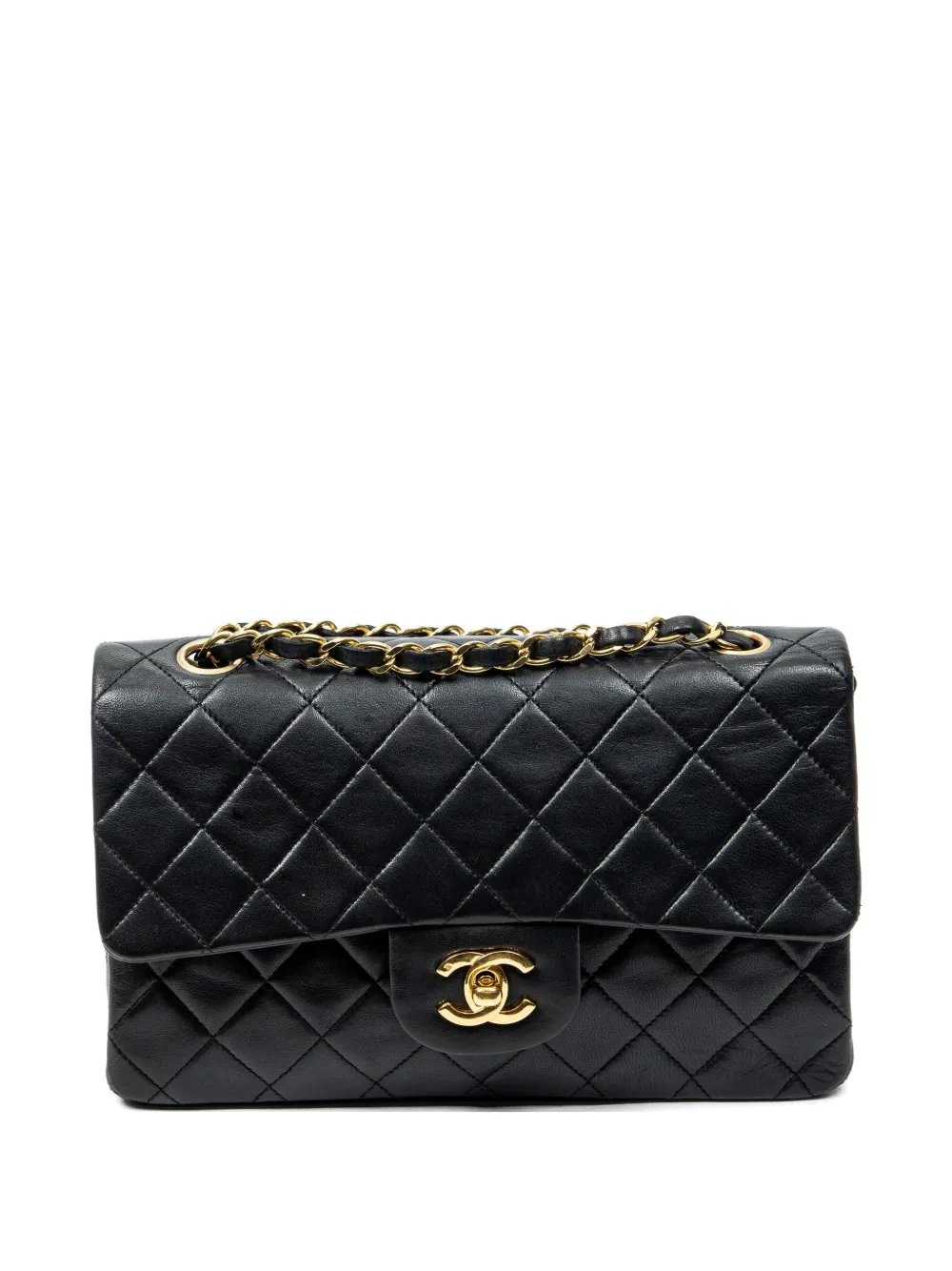 CHANEL Pre-Owned 1989-1991 23 Double Flap shoulder bag - Nero