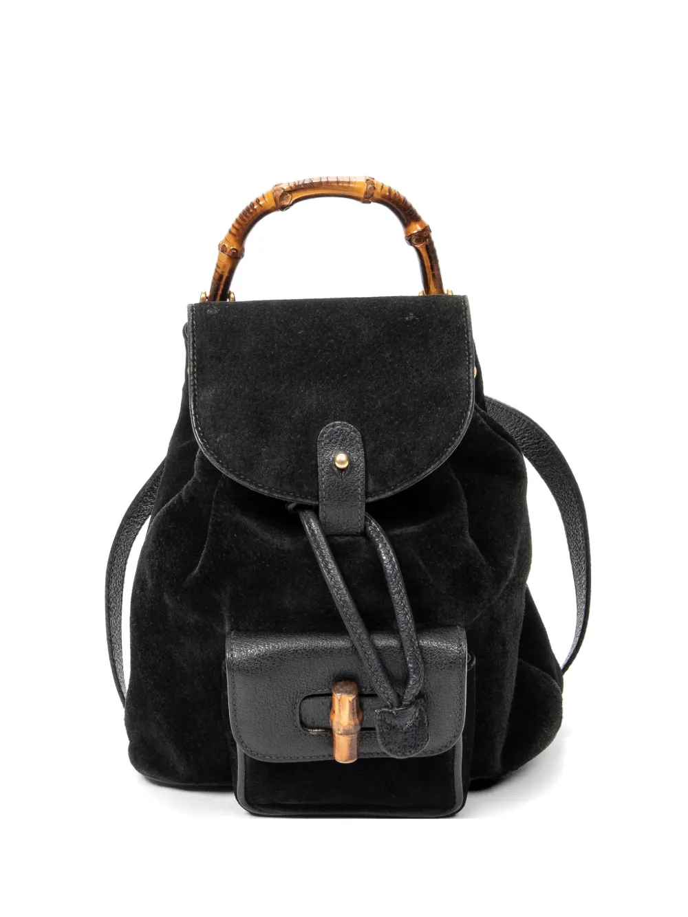Gucci Pre-Owned Bamboo backpack - Nero