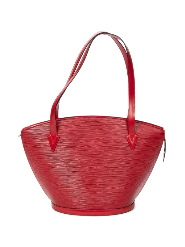 Louis Vuitton Pre-owned GM Saint Jacques Shoulder Bag in Red