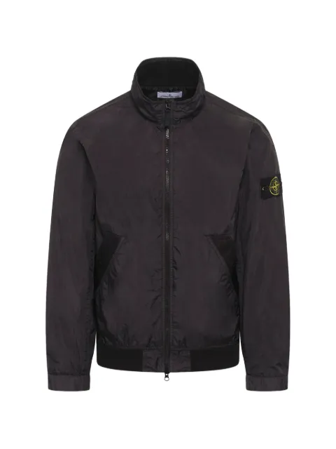 Stone Island Crinkle Reps Ny logo-patch jacket
