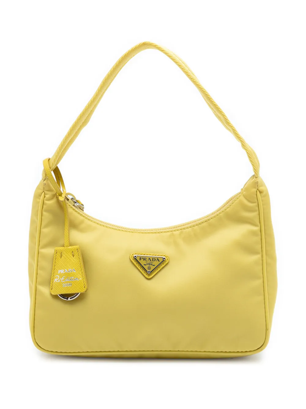 Prada Pre-Owned 2000-2013 Mini Tessuto Re Edition 2000 shoulder bag - Giallo