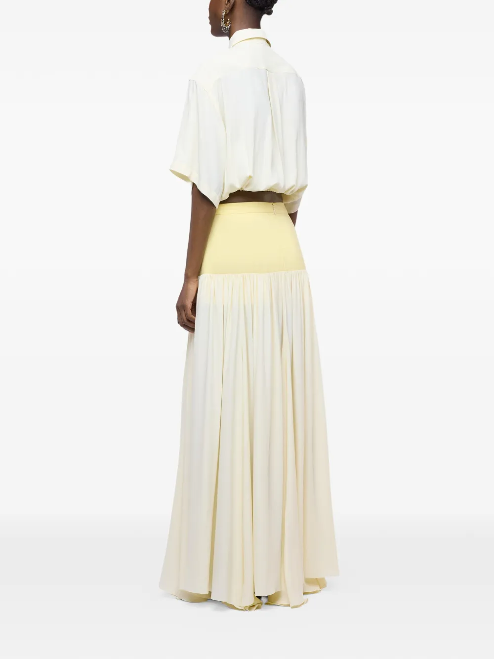 Rabanne Shirt met geknoopte detail Wit