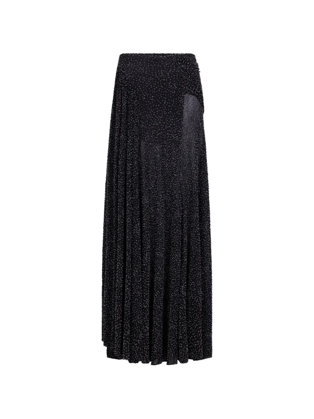 Rabanne Asymmetrische maxi-rok Zwart