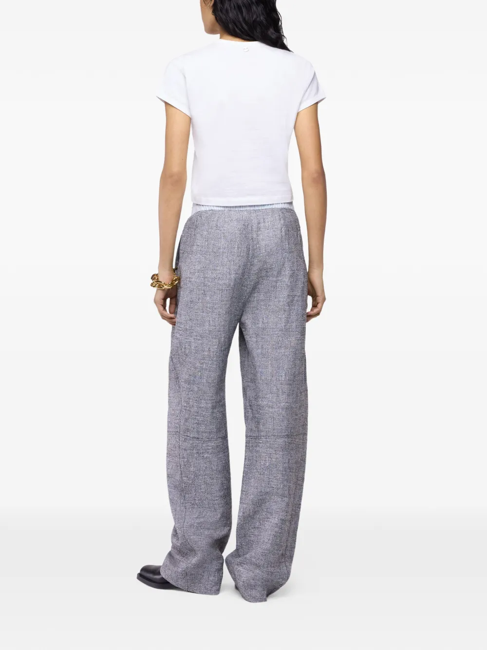 Rabanne Straight broek Grijs