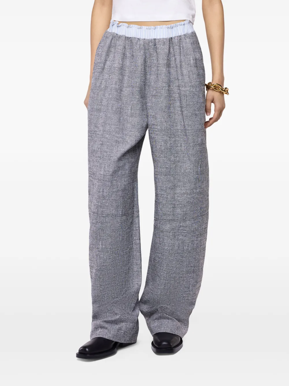 Rabanne Straight broek Grijs