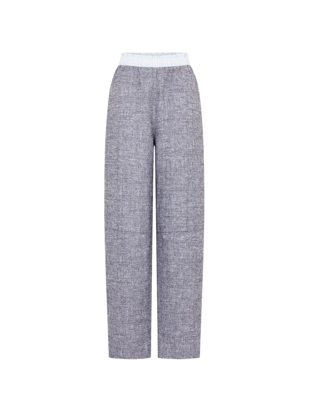 Rabanne Pantaloni dritti con vita elasticizzata - Grigio