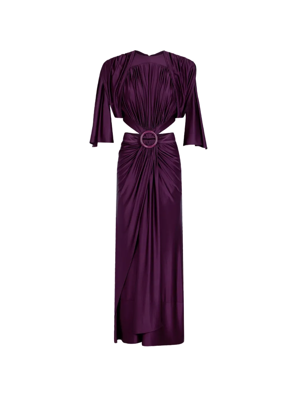 Rabanne ruched-detail maxi dress - Viola