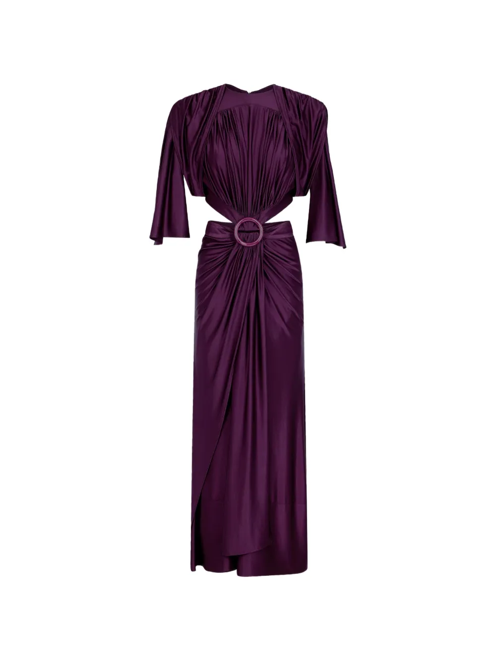 Rabanne ruched-detail maxi dress - Viola