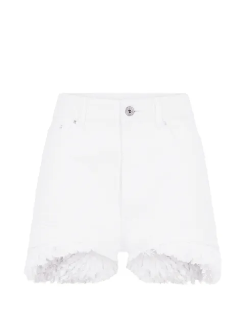 Rabanne fringe-detail denim shorts