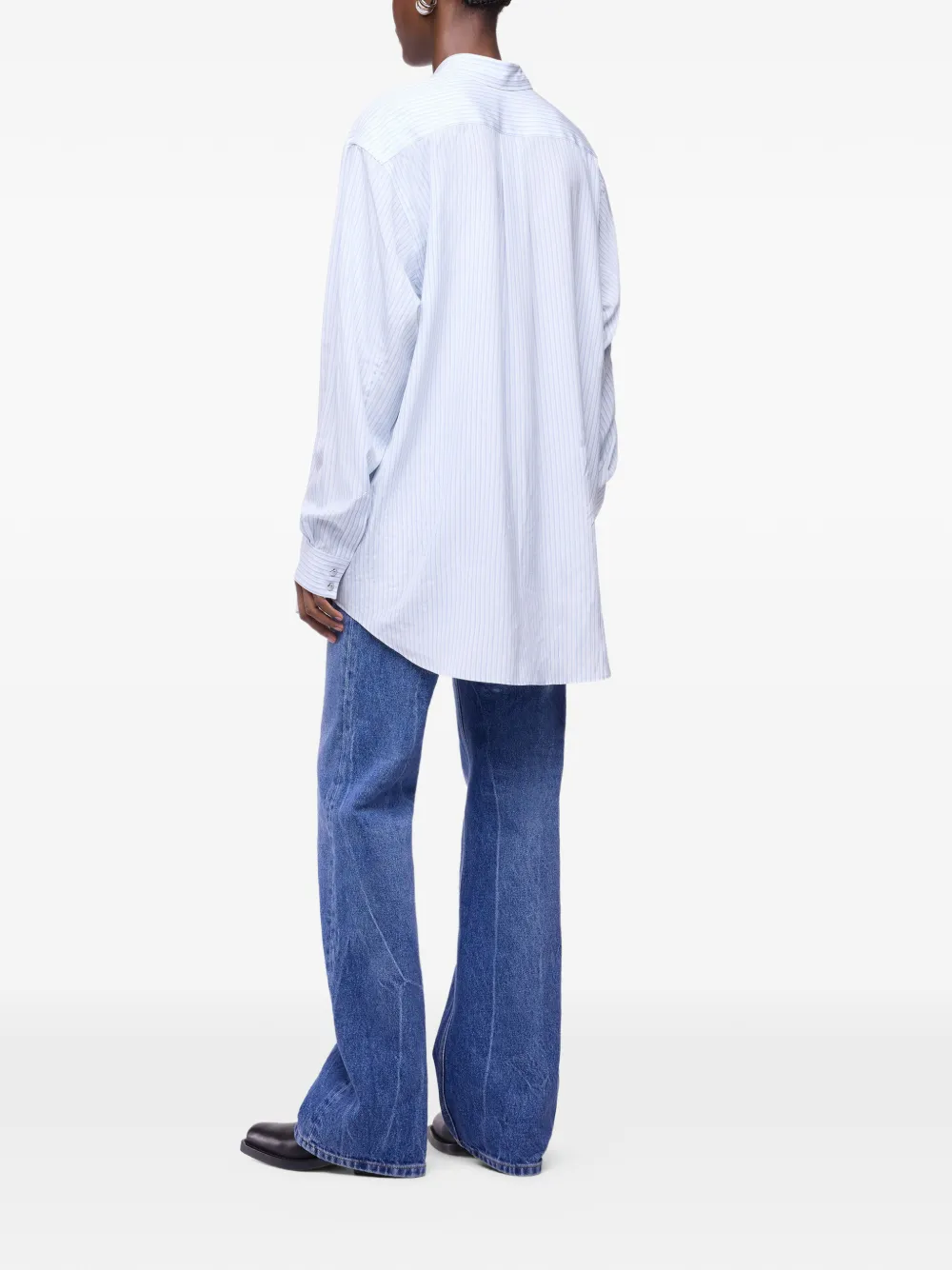 Rabanne Jeans met franje detail Blauw