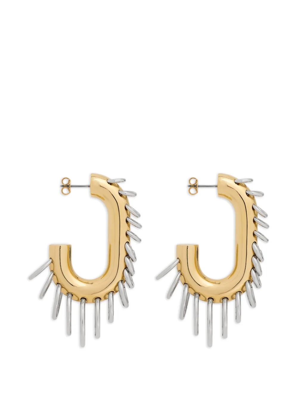 Rabanne Punk XL Link earrings - Oro