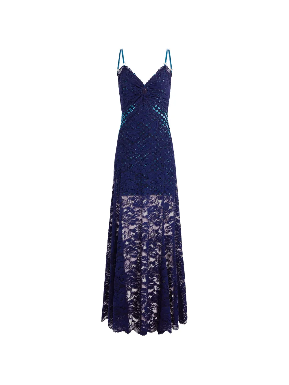 Rabanne trompe-l'œil lace dress