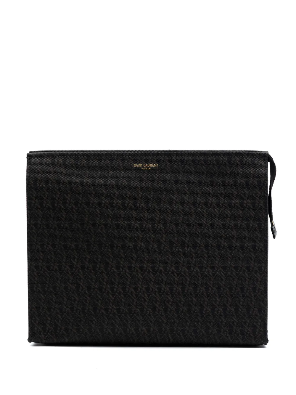 Saint Laurent Pre-Owned 2014 Toile Classic Monogram Toiletry Bag clutch bag - Nero