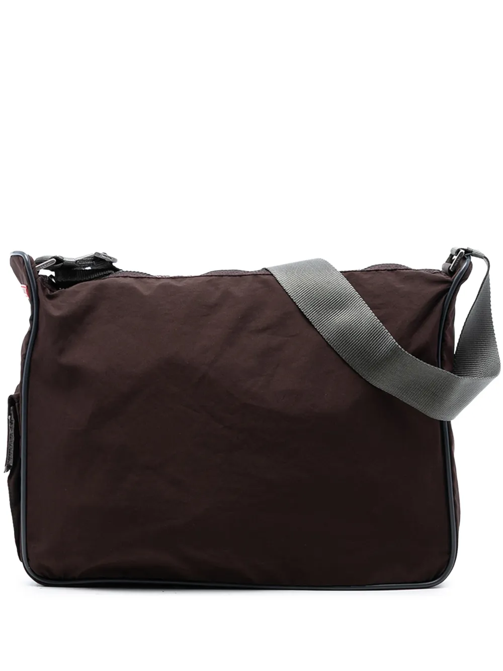 Prada Pre-Owned 1990-2005 Sports Line Tessuto Zip Top crossbody bag - Braun