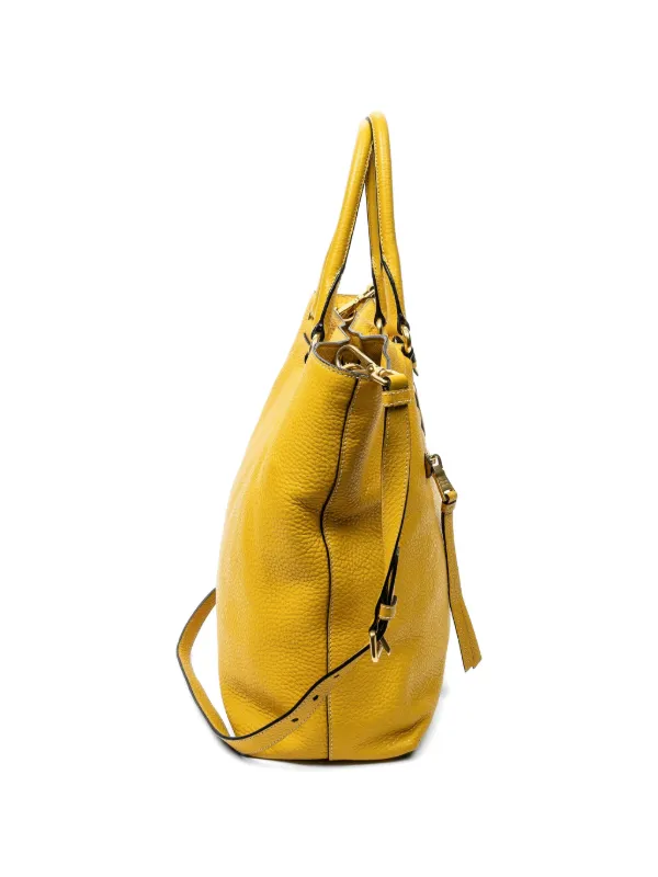 Prada Pre-Owned グレインレザー トートバッグ | イエロー | FARFETCH JP