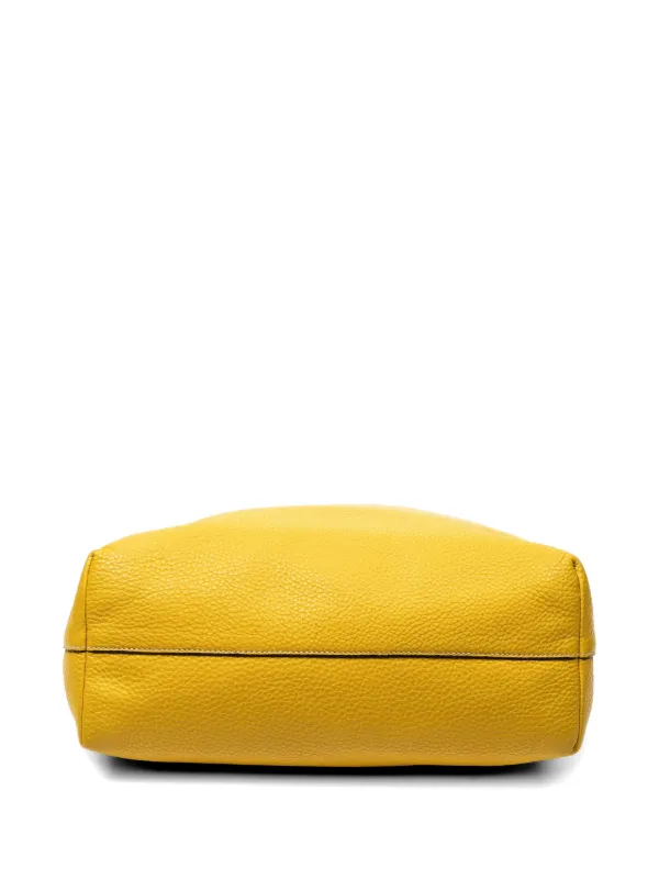 Prada Pre-Owned グレインレザー トートバッグ | イエロー | FARFETCH JP