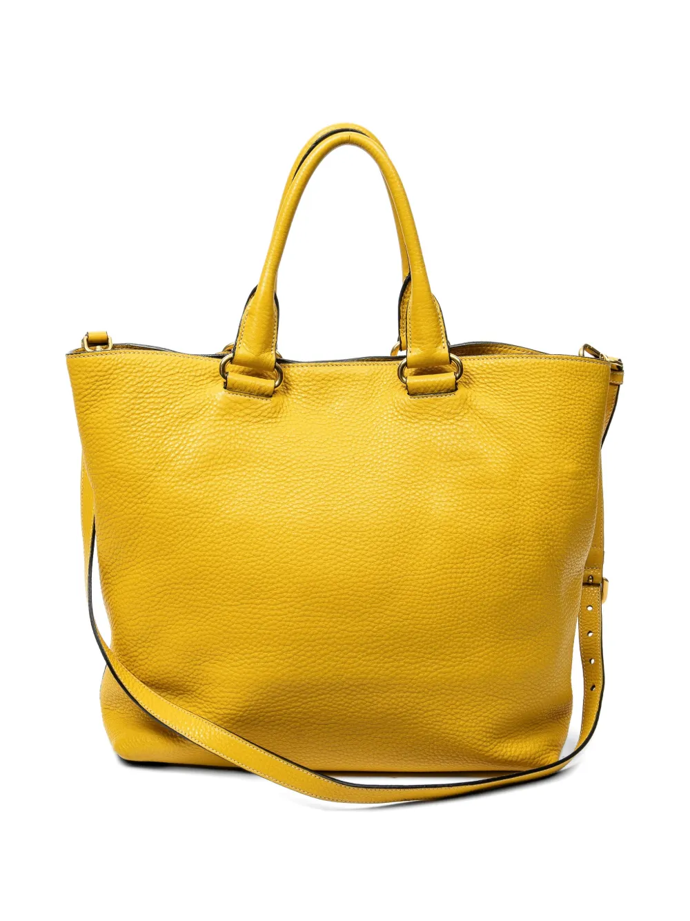 Prada Pre-Owned グレインレザー トートバッグ | イエロー | FARFETCH JP