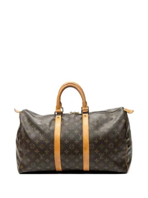 Louis Vuitton Pre-Owned キーポル モノグラムキャンバス 50 ボストン