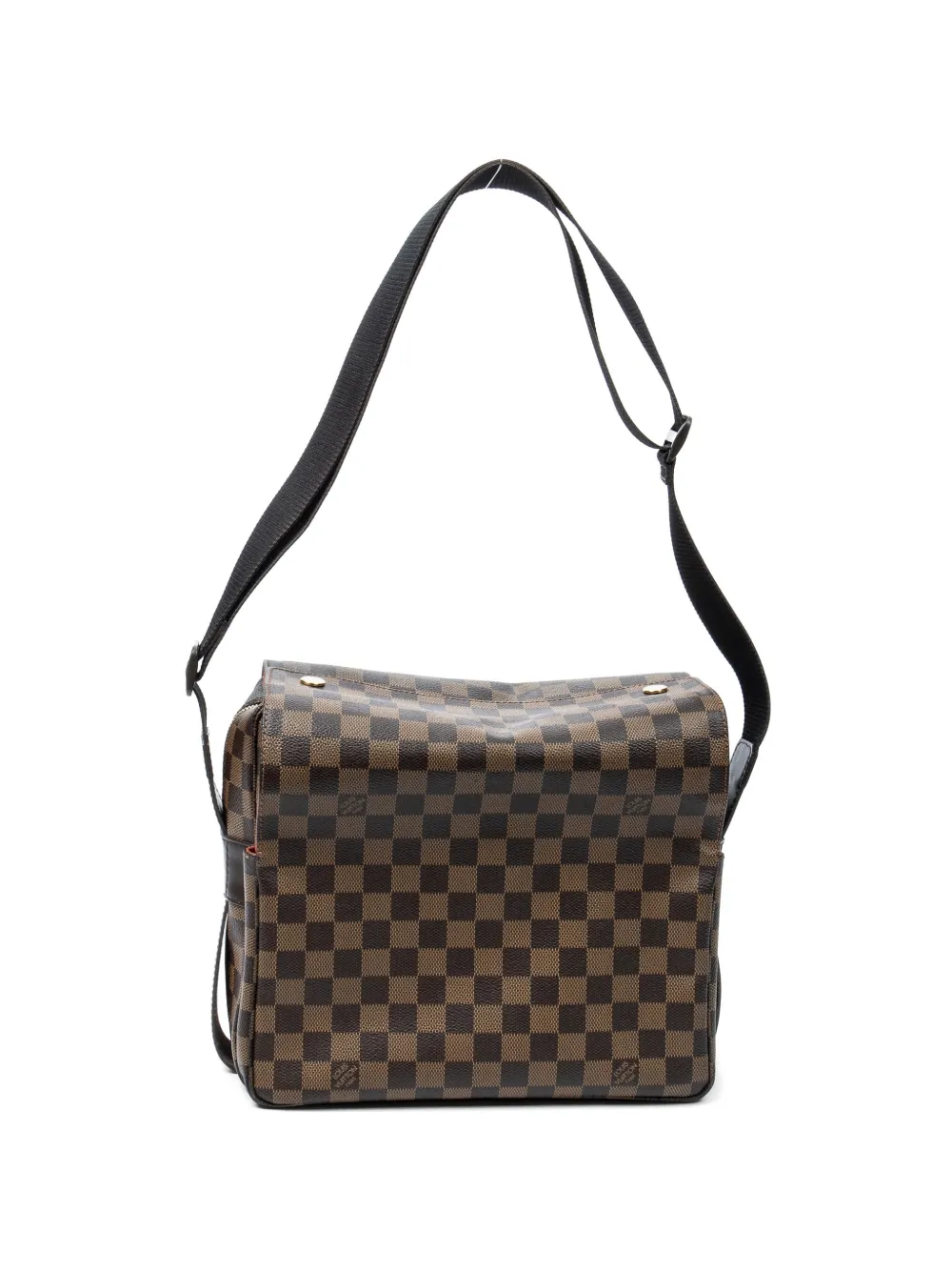 Louis Vuitton Pre-Owned 2004 Damier Ebène Naviglio messenger bag - Braun