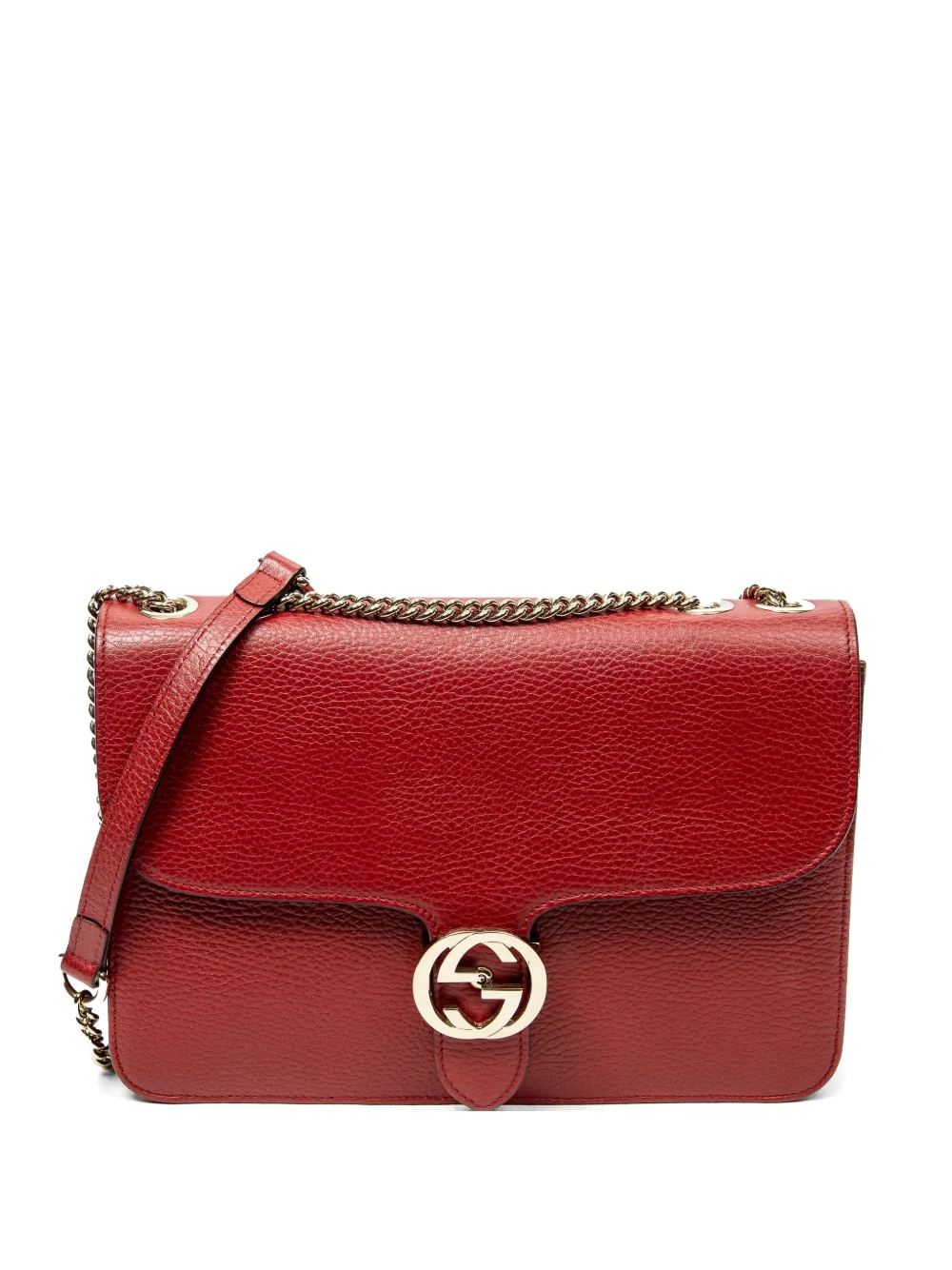 Gucci Pre-Owned Interlocking GG shoulder bag - Rot