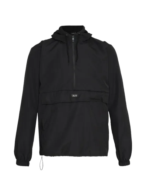 Àlg logo-patch half-zip jacket