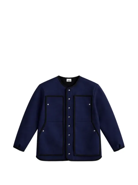 Àlg panelled press-stud jacket