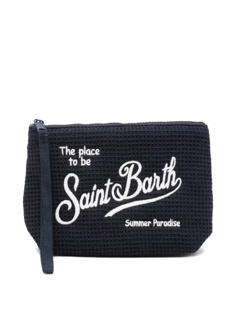 MC2 Saint Barth Aline waffle-knit clutch bag
