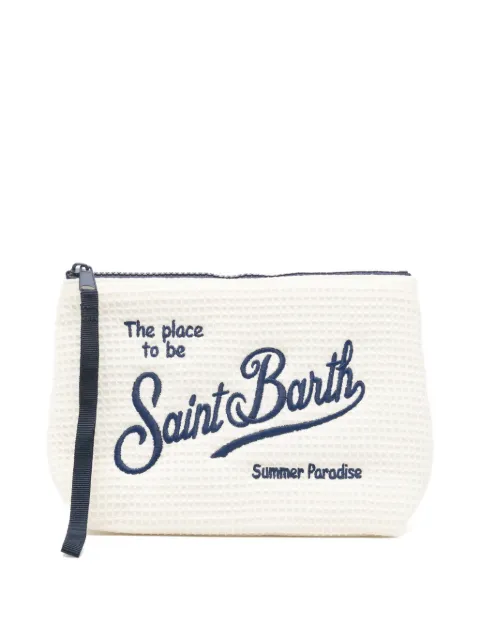 MC2 Saint Barth Clutch Aline de tricô waffle