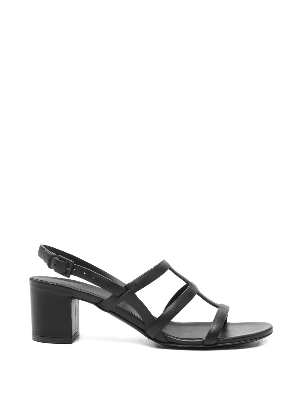 Del Carlo strappy heeled sandals - Nero