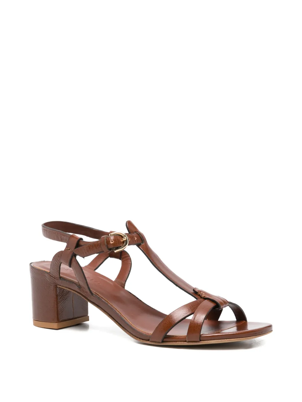 Del Carlo Betty T-bar block-heel sandals Bruin