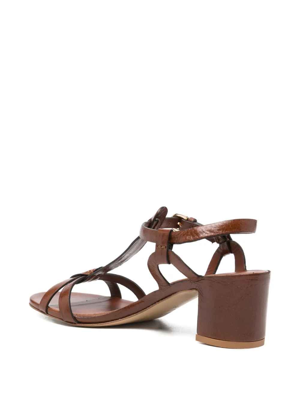 Del Carlo Betty T-bar block-heel sandals Bruin