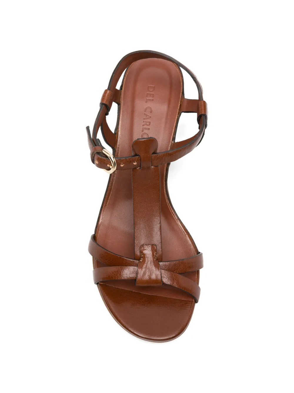 Del Carlo Betty T-bar block-heel sandals Bruin