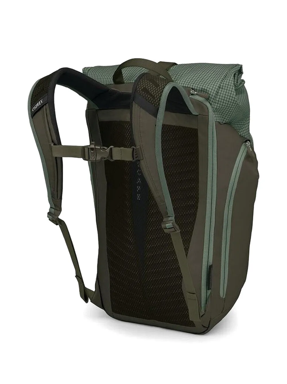 Osprey Rugzak met patroon en col Groen