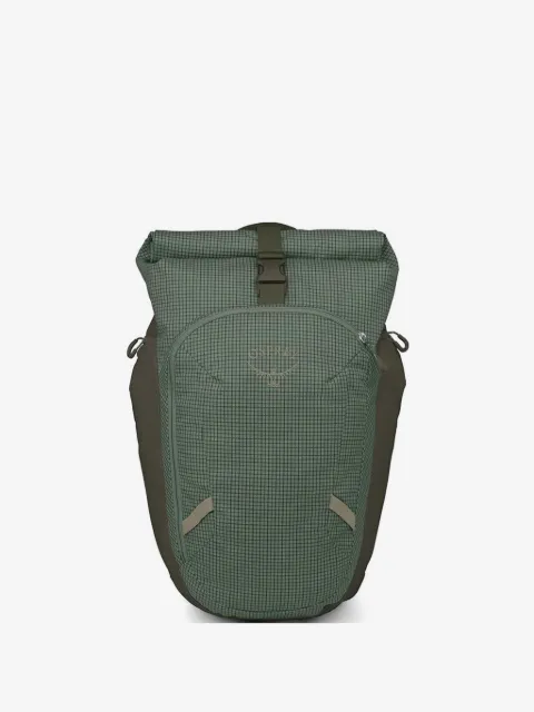 Osprey grid-pattern roll-top backpack
