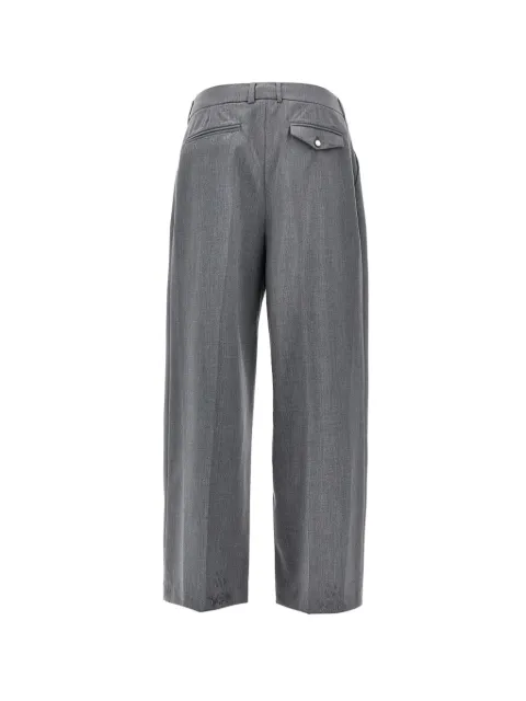 THESTROY pleated wide-leg trousers