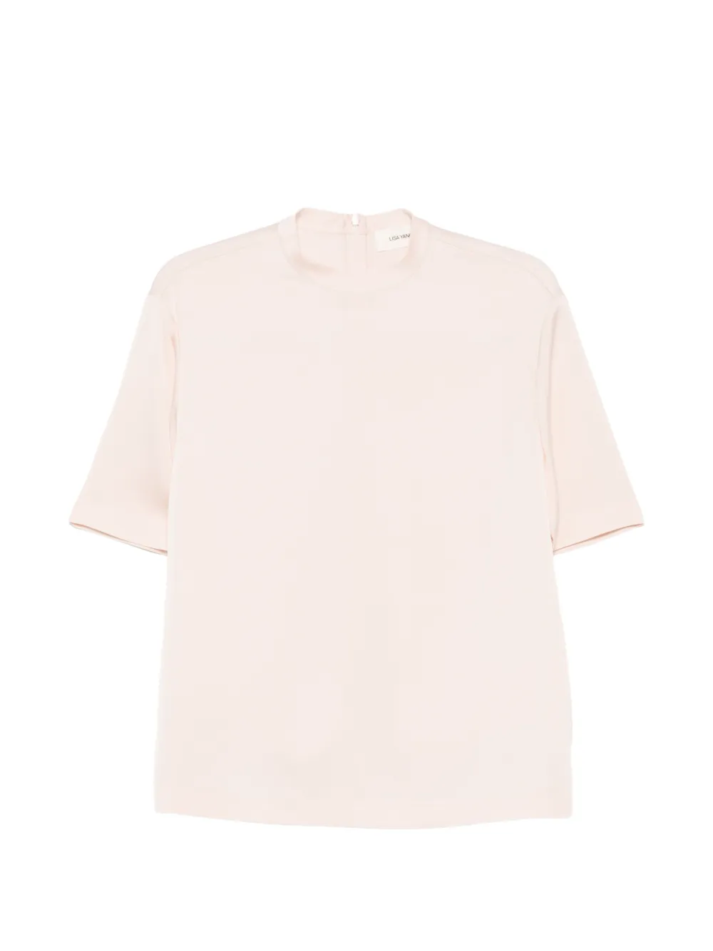 Lisa Yang mock-neck T-shirt - Rosa
