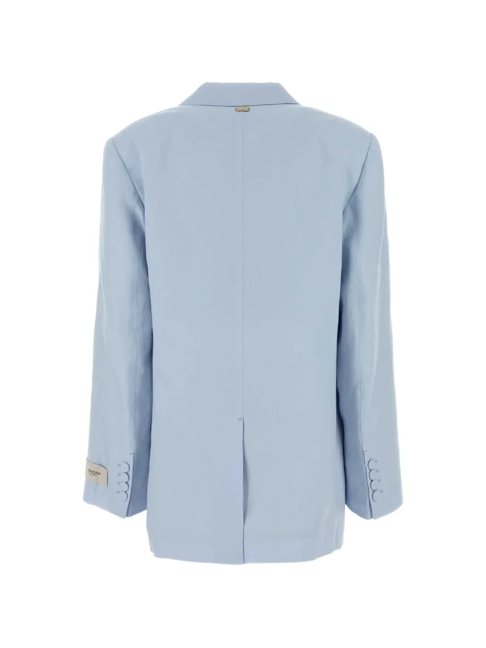  Agnona Blazer Con Botones - Azul 