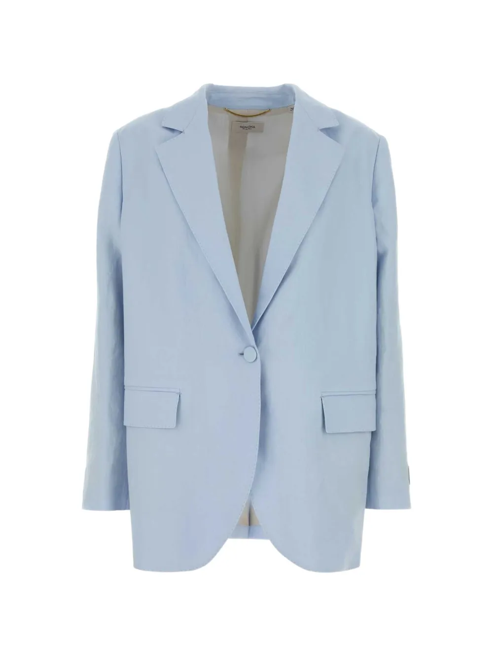 Agnona single-breasted blazer - Blau