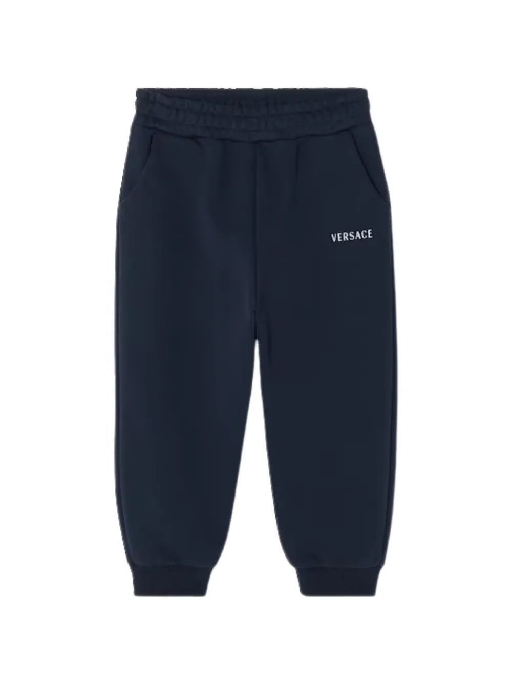 Versace Kids Trainingsbroek met logoprint Blauw