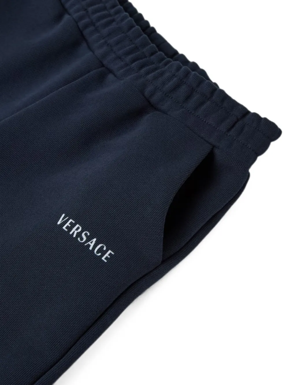 Versace Kids Trainingsbroek met logoprint Blauw