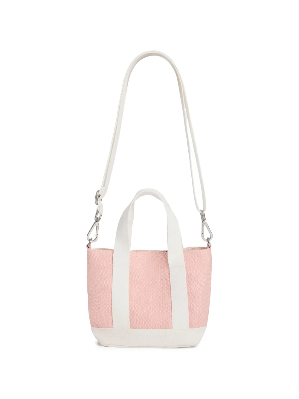Bonpoint Canvas shopper met borduurwerk Roze
