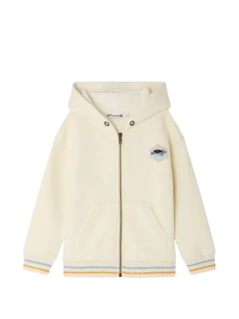Bonpoint Elroy graphic-print zip-up hoodie