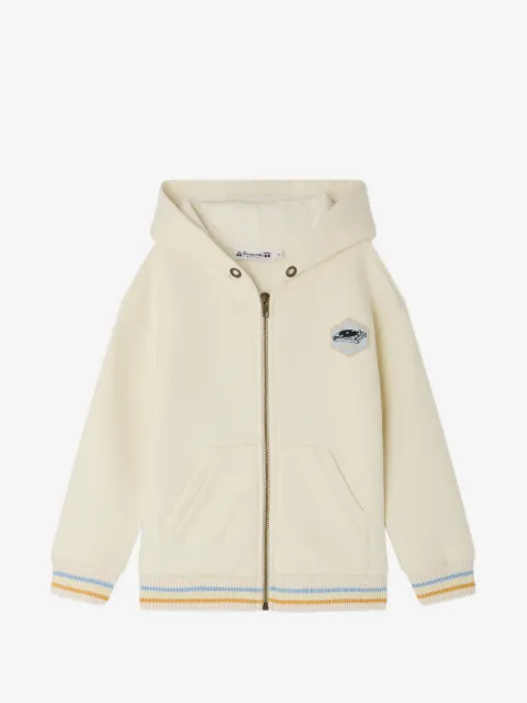 Bonpoint Elroy graphic-print zip-up hoodie